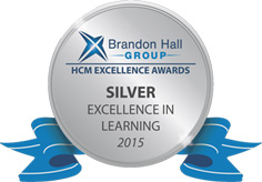 Brandon Hall Excellence in Learning Award 2015